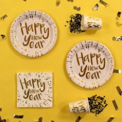 Happy New Year Gold Party Supplies