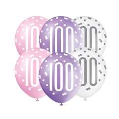 100th Birthday Balloons