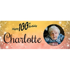 100th Birthday Personalised Banners
