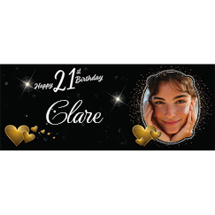 21st Birthday Personalised Banners