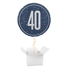 40th Birthday Balloon In A Box