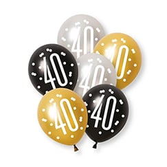 40th Birthday Balloons