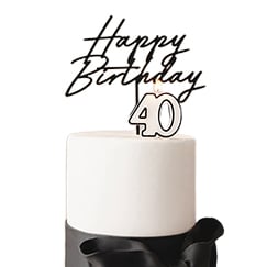 40th Birthday Candles