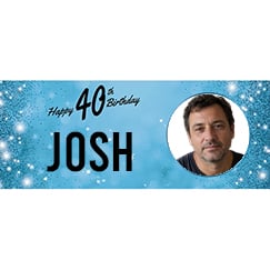 40th Birthday Personalised Banners