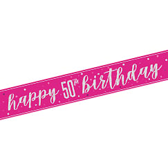 50th Birthday Party Banners