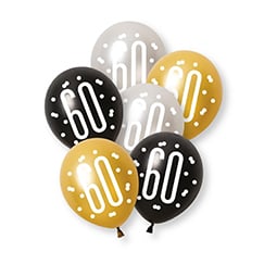 60th Birthday Balloons