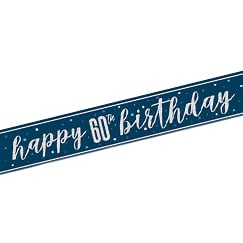 60th Birthday Party Banners