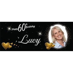 60th Birthday Personalised Banners