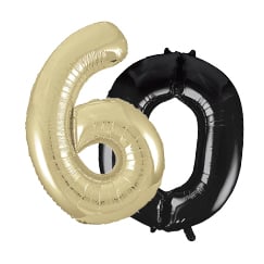 Giant Number Balloons
