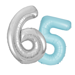 Giant Number Balloons