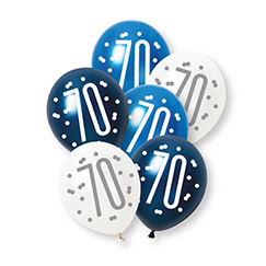 70th Birthday Balloons