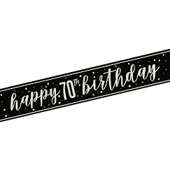 70th Birthday Party Banners