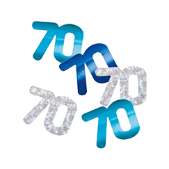 70th Birthday Table Decorations