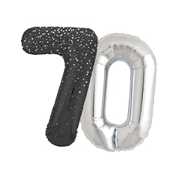 Giant Number Balloons