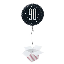 90th Birthday Balloon In A Box