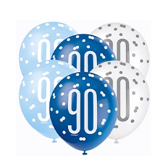 90th Birthday Balloons