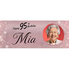 95th Birthday Personalised Banners