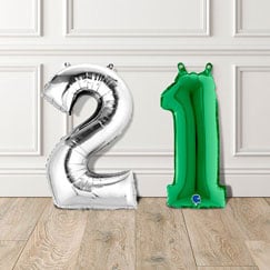 Air Fill Number Balloons