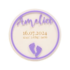 Bespoke Acrylic Baby Milestones, Keepsakes, Gifts & Signage