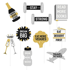 New Year's Eve Backdrops & Photo Booth Props