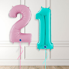 Giant Number Balloons