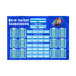 World Cup Fixtures Wall Charts