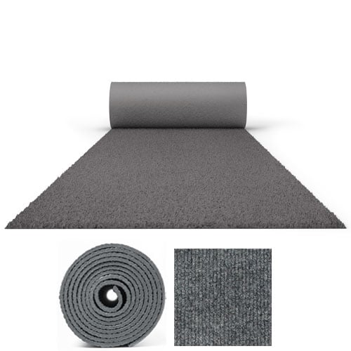 2 Metre Wide Prestige Heavy Duty Grey Carpet Runner Product Gallery Image