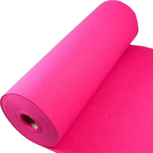 10 Metres Exhibition Quality Ribbed Heavy Duty Fuchsia Pink Carpet Runner 1 Metre Wide Product Gallery Image