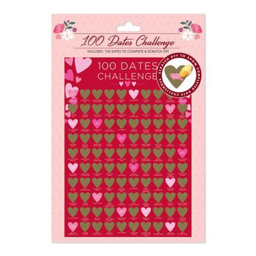 100 Dates Challenge Scratch Off Poster Product Gallery Image