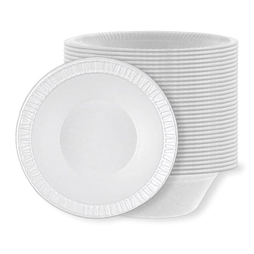White Poly Bowls - 8oz / 236ml - Pack of 125 Product Image