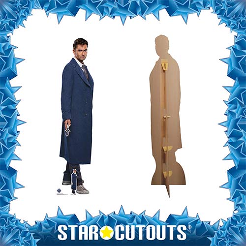 The Fourteenth Doctor Sonic Screwdriver 60th Anniversary David Tennant Doctor Who Lifesize Cardboard Cutout 186cm Product Gallery Image