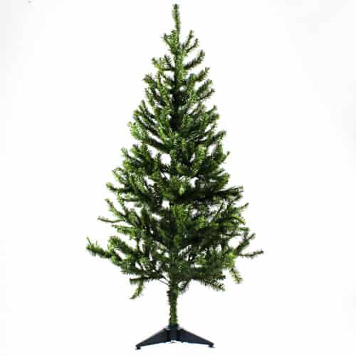 PVC Christmas Tree with Plastic Base 120cm Product Image