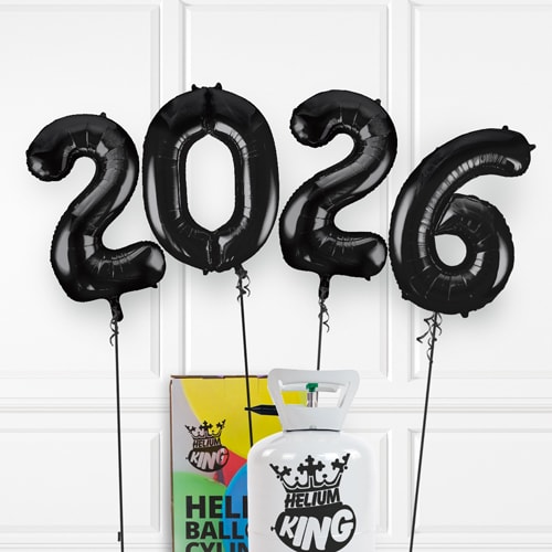 2026 Black Balloon Kit & Helium Canister