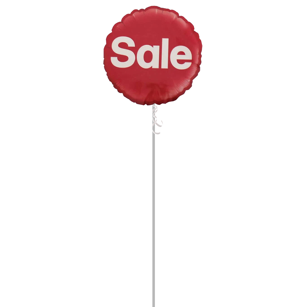 Sale Round Foil Balloon - Inflated Balloon in a Box Product Gallery Image