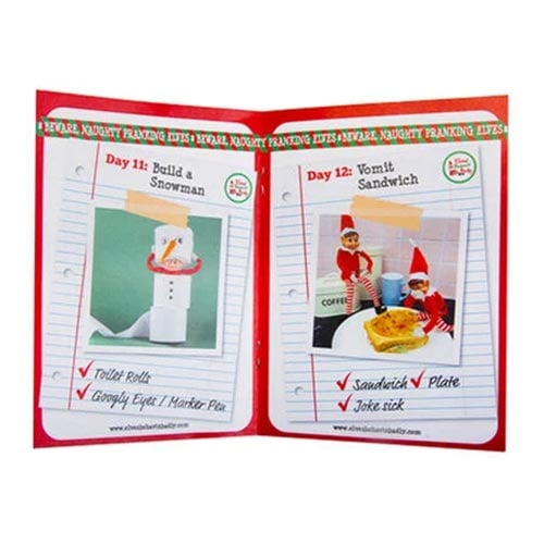 24 Days of Pranking Ideas Naughty Christmas Elf Booklet Product Gallery Image