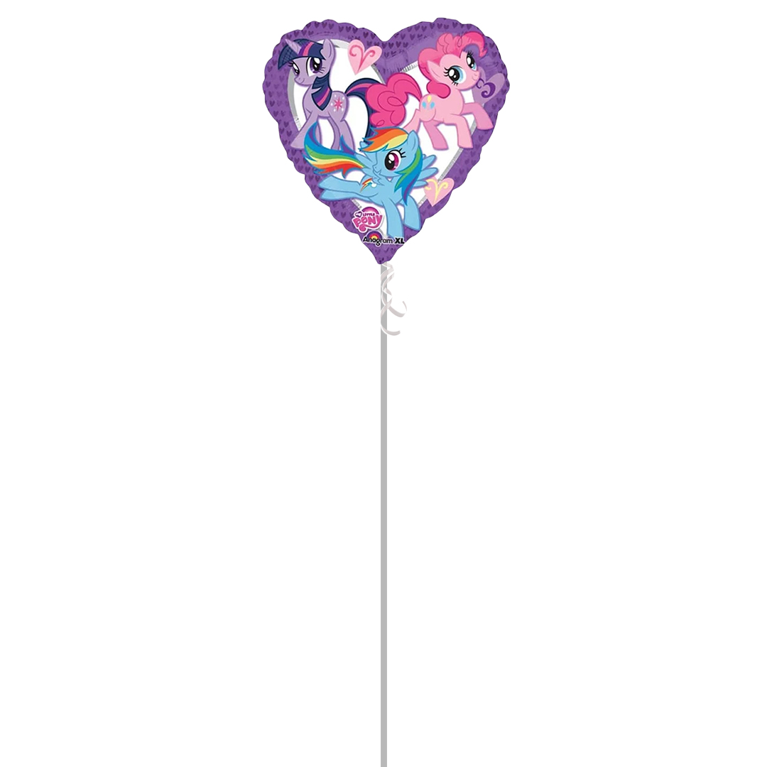 My Little Pony Heart Shaped Foil Balloon - Inflated Balloon in a Box