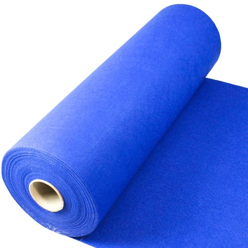 25 Metres Exhibition Quality Ribbed Heavy Duty Blue Carpet Runner 1 Metre Wide Product Gallery Image