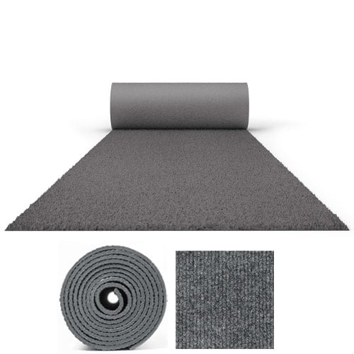 25 Metres Prestige Heavy Duty Grey Carpet Runner 2 Metres Wide Product Gallery Image