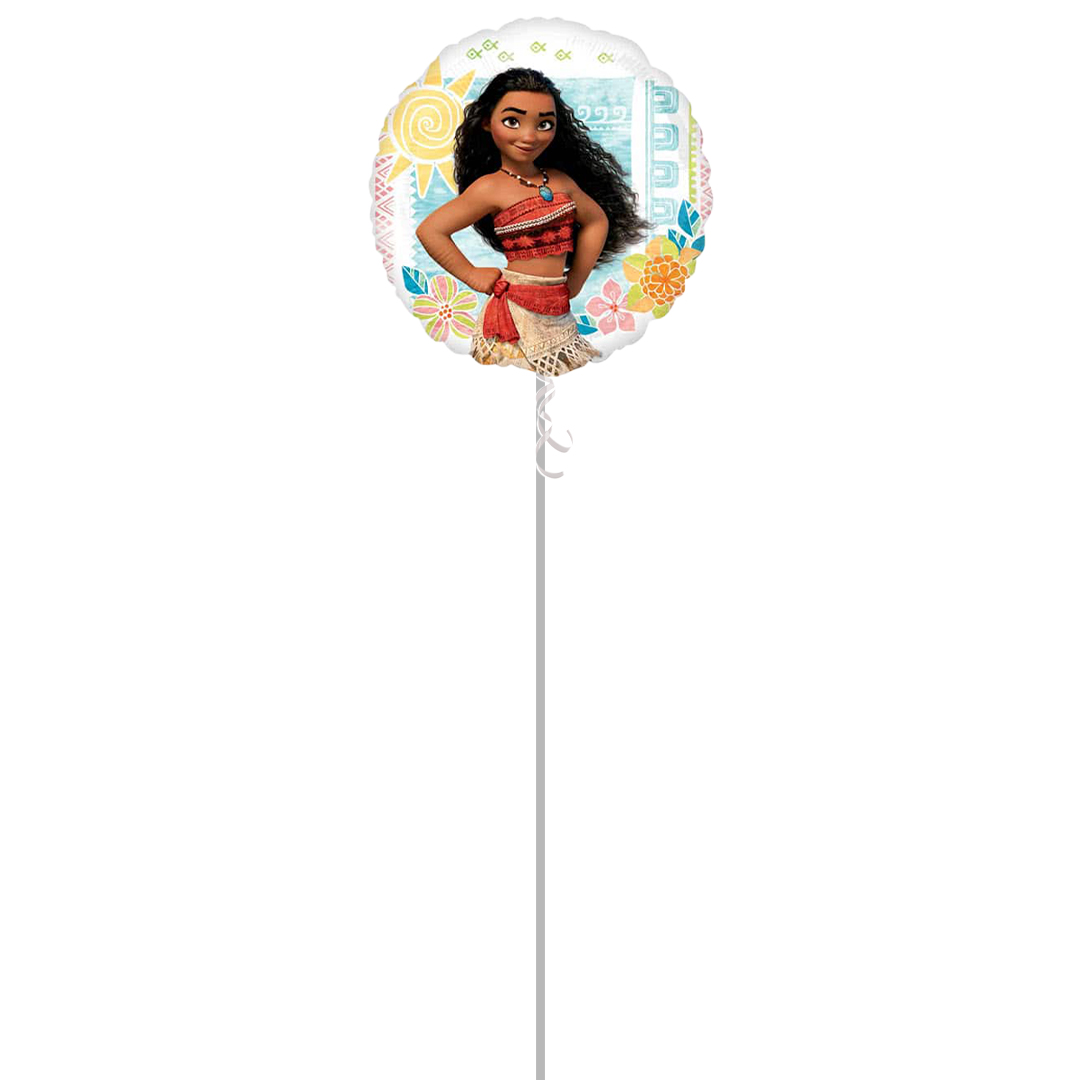 Disney Moana Round Foil Helium Balloon - Inflated Balloon in a Box Product Gallery Image
