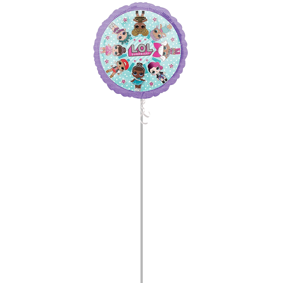 LOL Surprise Girls Foil Helium Balloon - Inflated Balloon in a Box Product Gallery Image