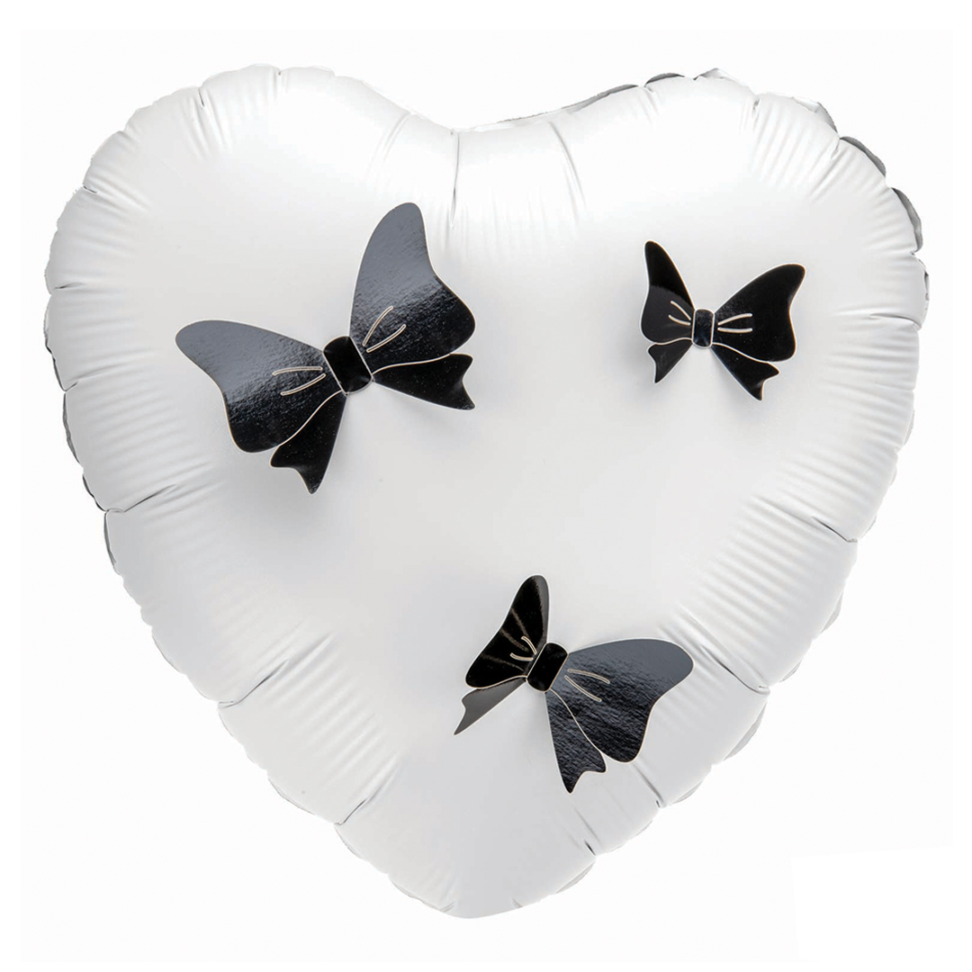 3D Iridescent Black Adhesive Bow Decorations - Pack of 12