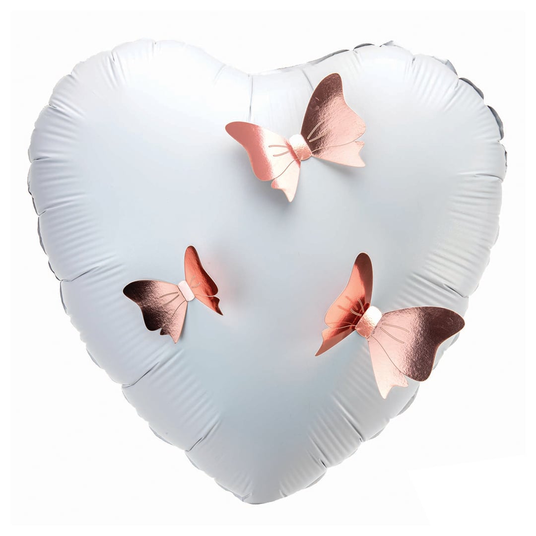3D Iridescent Rose Gold Adhesive Bow Decorations - Pack of 12