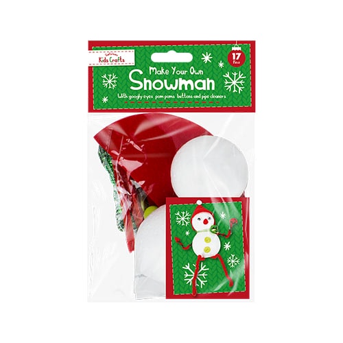 3D Snowman Christmas Craft DIY Kit Product Gallery Image