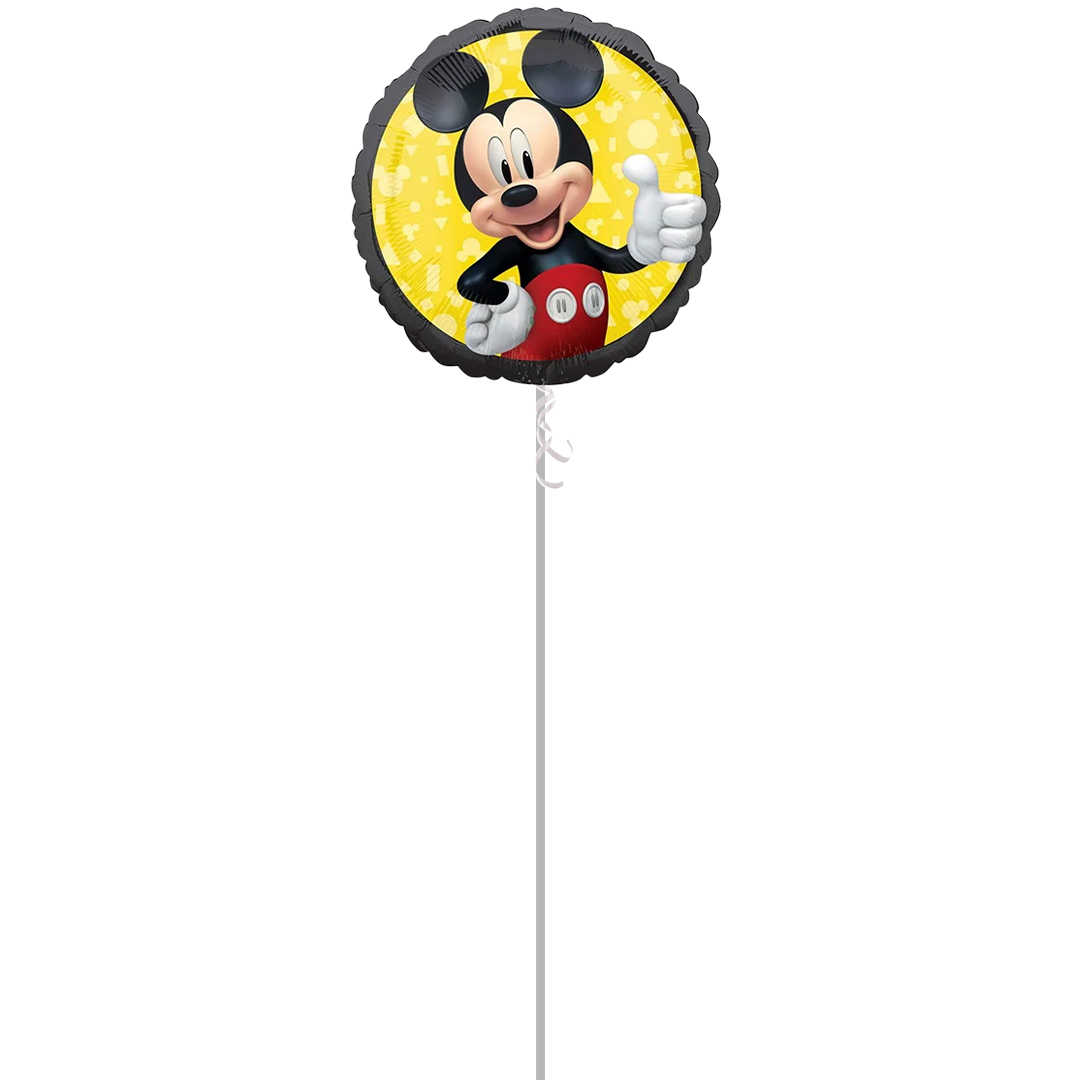 Mickey Mouse Forever Disney Round Foil Helium Balloon - Inflated Balloon in a Box