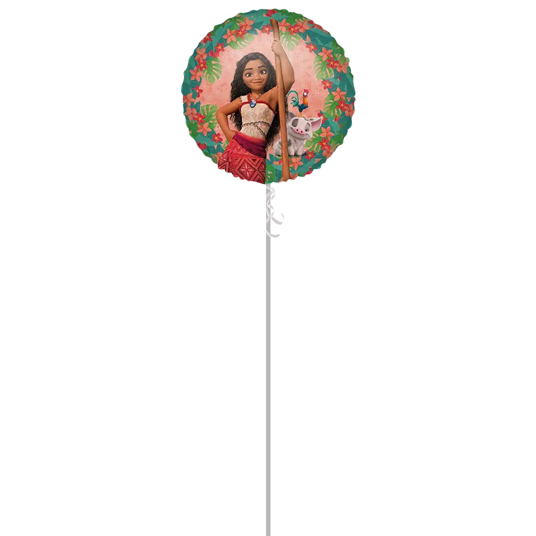 Moana II Sailing Spirit Disney Princess Round Foil Helium Balloon - Inflated Balloon in a Box Product Gallery Image