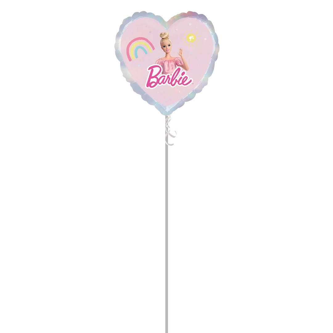 Barbie Vibes Baby Pink Heart Shape Foil Helium Balloon - Inflated Balloon in a Box Product Gallery Image
