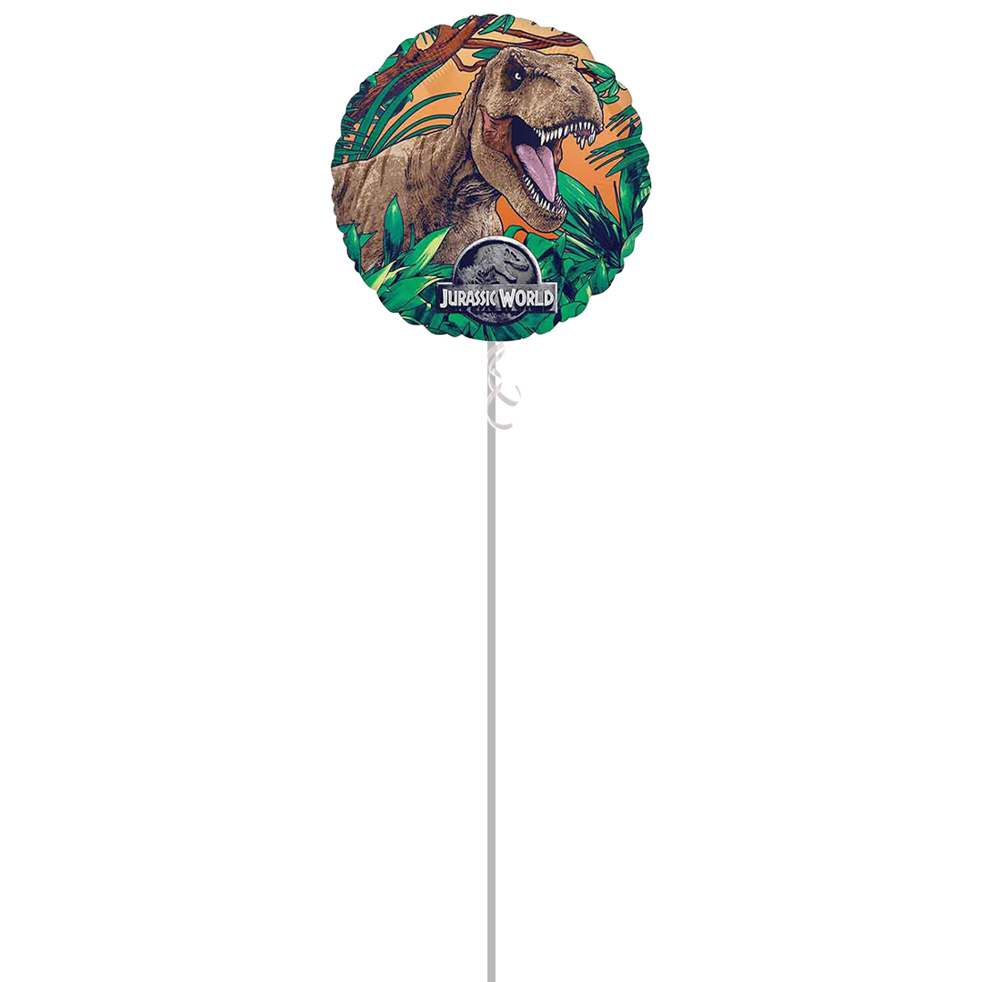 Jurassic World Dominion Round Foil Helium Balloon - Inflated Balloon in a Box Product Gallery Image