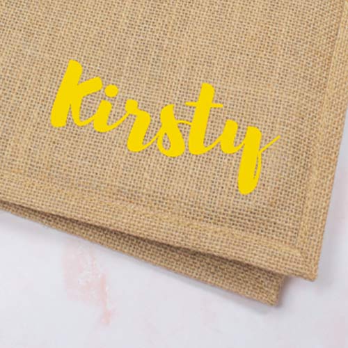 Personalised Jute Bag Product Gallery Image