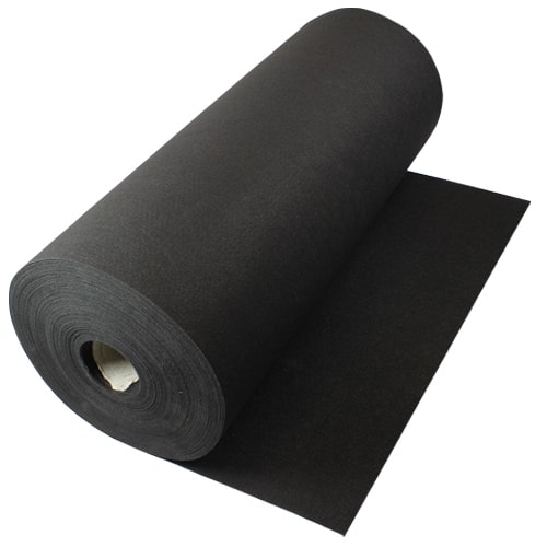 50 Metres Exhibition Quality Ribbed Heavy Duty Black Carpet Runner 1 Metre Wide Product Gallery Image