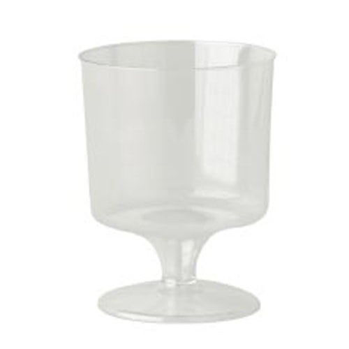 Clear Plastic Wine Goblet Glasses 170ml - Pack of 144 Product Image